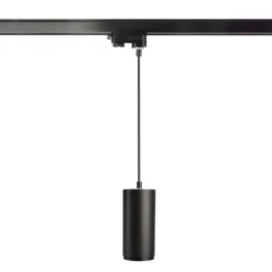 LED-pendellampe Lucea 3-faset 15W sort