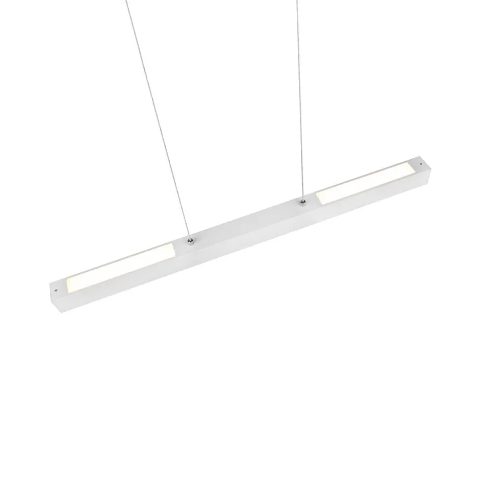 LED-pendellampe Paros DUOline, bjælke, hvid mat
