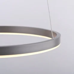 LED-pendellampe Ritus, Ø 39,3 cm, aluminium