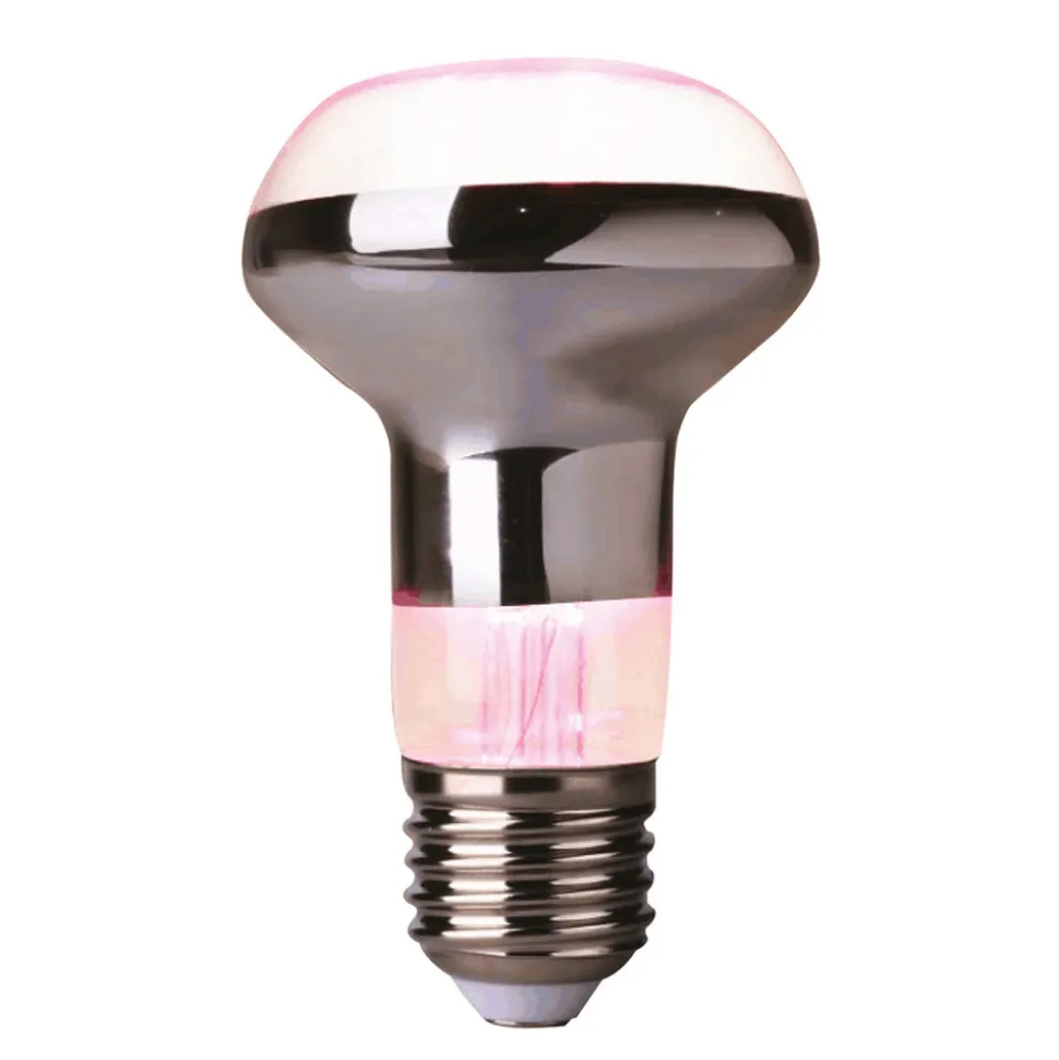 LED-plantereflektor E27 R63 4W, 60° m. udstråling