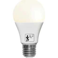 LED-pære A60 E27 4,8W 2700K med bevægelsessensor