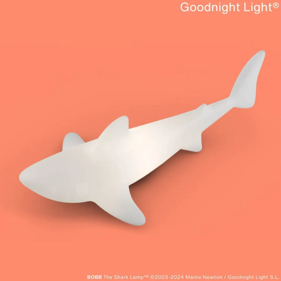LED-pære BOBB the shark lamp, flydende, RGBW