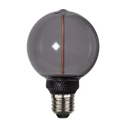LED-pære DecoLED One G80 E27 2W sort 1800K 3-trins