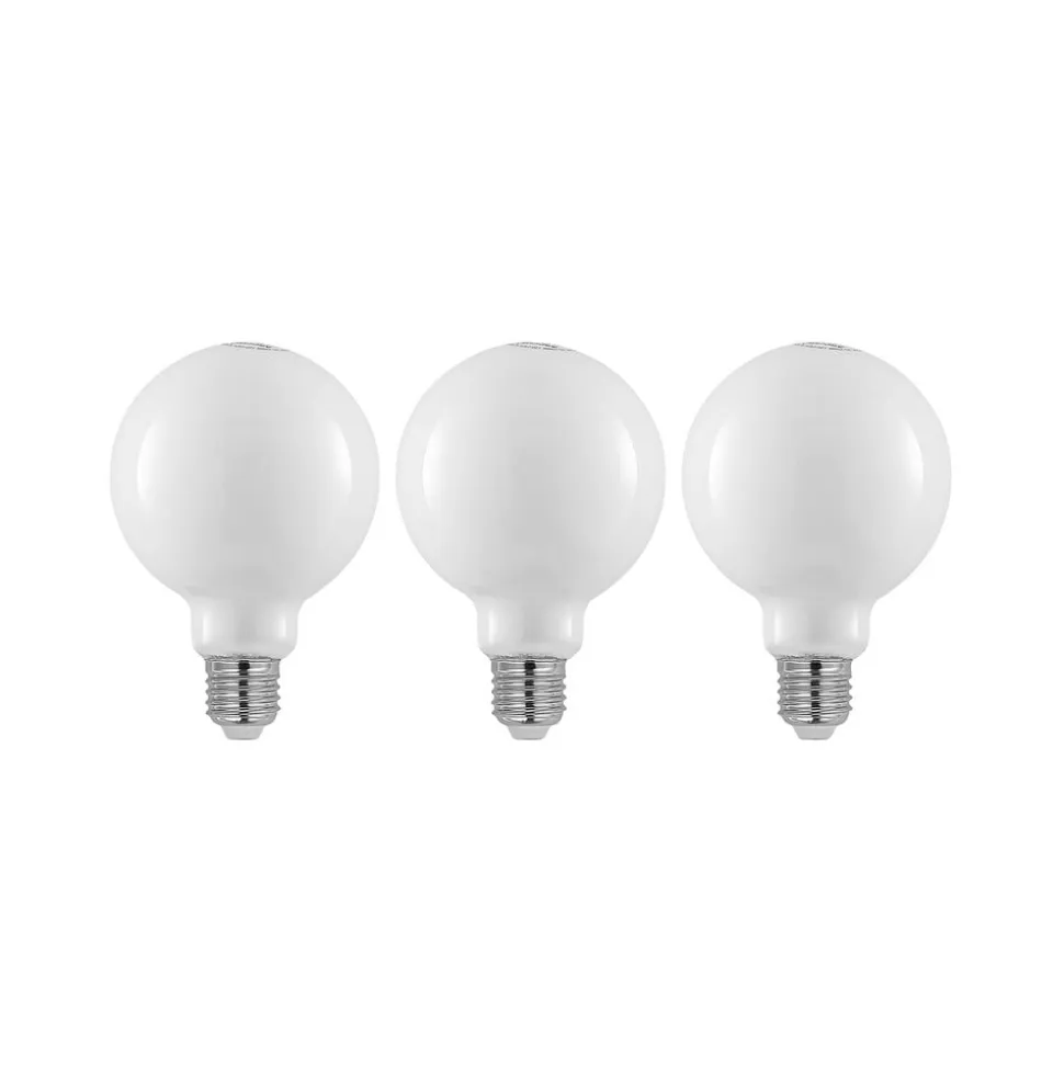 LED-pære E27 4 W 2.700 K G95 globe dæmpes opal, 3