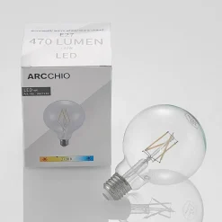 LED-pære E27 4 W 2.700 K G95 globe klar 3 stk