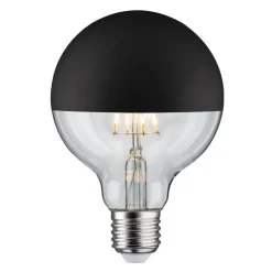LED-pære E27 827 6,5W hovedspejl sort mat