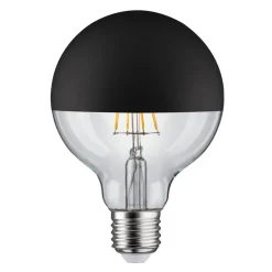 LED-pære E27 827 6,5W hovedspejl sort mat