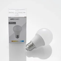 LED-pære E27 A60 8 W 3.000 K opal, sæt med 6 stk
