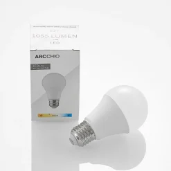 LED-pære E27 A60 9,5 W 3.000 K opal, sæt med 2 stk