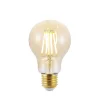 LED-pære E27 A60 6,5W 2.500K ravfarvet 3-trins dæmpbar
