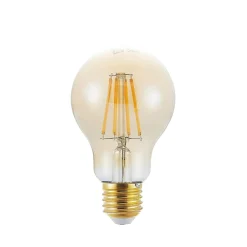 LED-pære E27 A60 6,5W 2.500K ravfarvet 3-trins dæmpbar