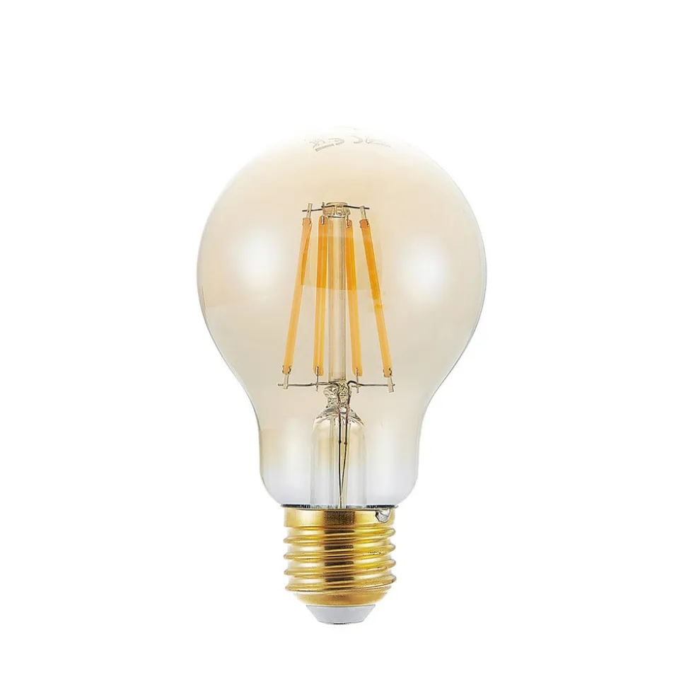LED-pære E27 A60 6,5W 2.500K ravfarvet 3-trins dæmpbar