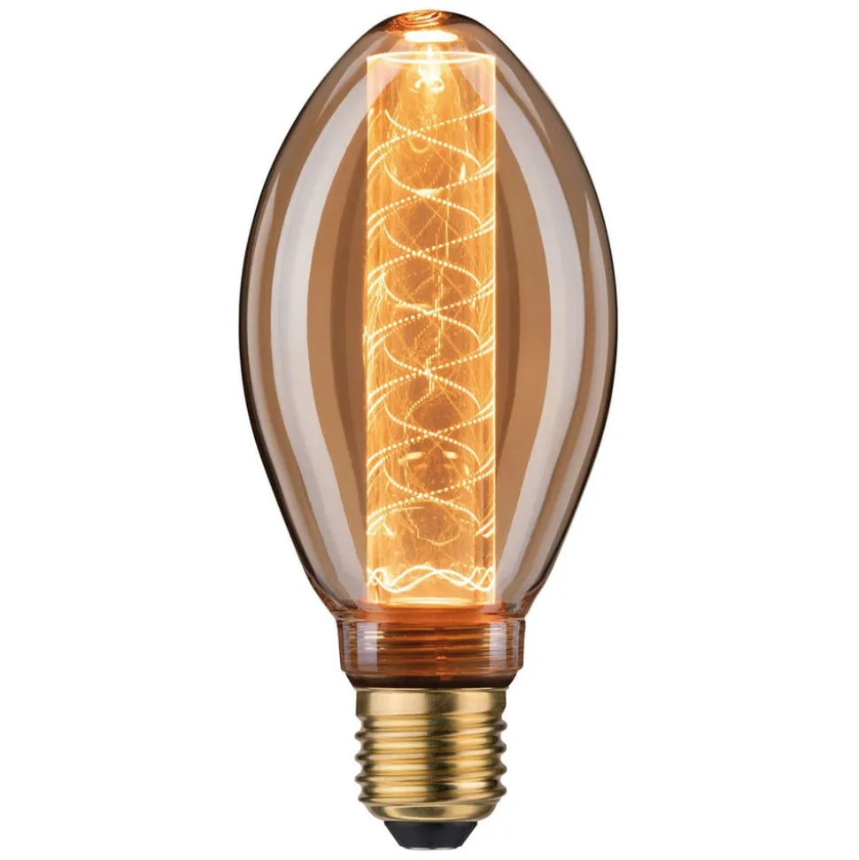 LED-pære E27 B75 4W Indre glød spiralmønster