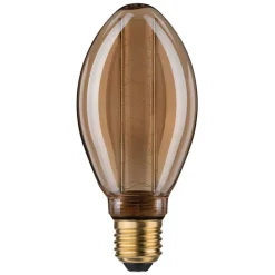 LED-pære E27 B75 4W Indre glød spiralmønster