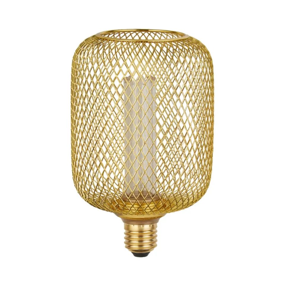 LED-pære E27 Mesh 3,5W 1.800K guld