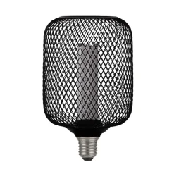 LED-pære E27 Mesh 3,5W 1.800K sort