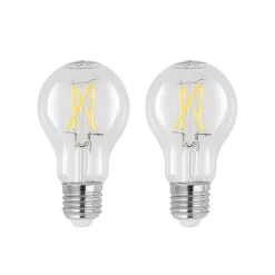 LED-pære E27 4W 2.700 K filament dæmpes klar 2 stk