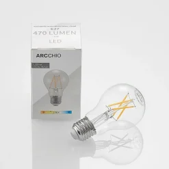 LED-pære E27 4W 2.700 K filament dæmpes klar 2 stk