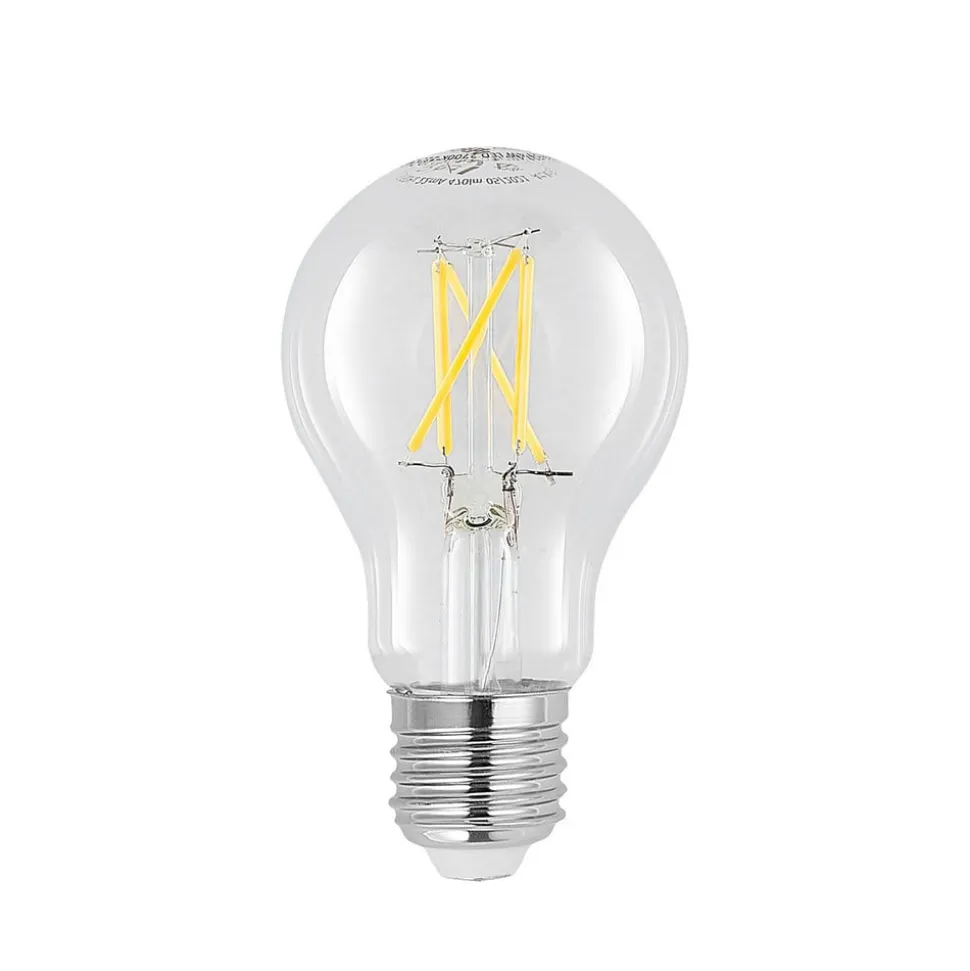 LED-pære E27 4W 2.700 K filament dæmpes klar 3 stk