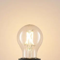 LED-pære E27 4W 2.700 K filament dæmpes klar 3 stk
