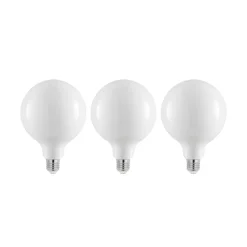 LED-pære E27 6W 2.700 K G125 kan dæmpes opal 3 stk