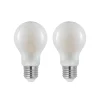 LED-pære E27 4W 2.700 K, kan dæmpes, opal 3 stk