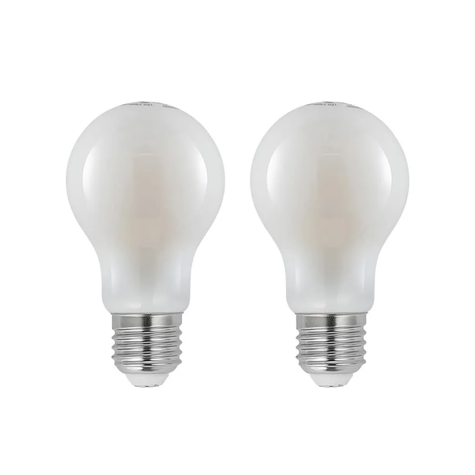 LED-pære E27 4W 2.700 K, kan dæmpes, opal 3 stk