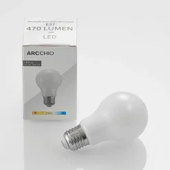 LED-pære E27 4W 2.700 K, kan dæmpes, opal 3 stk