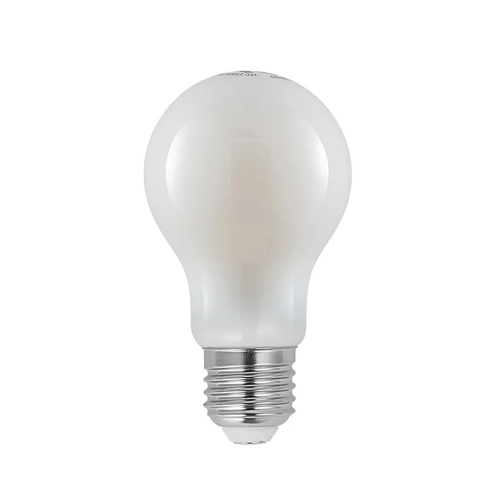 LED-pære E27 4W 2.700 K, kan dæmpes, opal 3 stk
