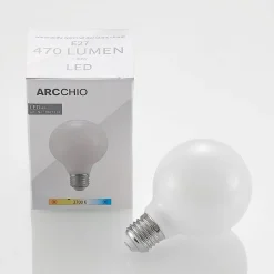 LED-pære E27 4W G80 2.700K dæmpbar, opal