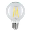 LED-pære E27 8W G80 2.700K glødetråd dæmpbar klar