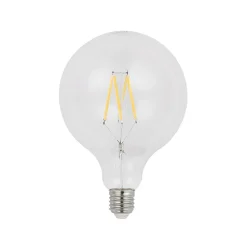 LED-pære E27 8W 2.700K G125 Globe, glødetråd, klar