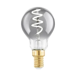 LED-pære E14 4W P45 2.000K Filament røgfarvet dæmpbar