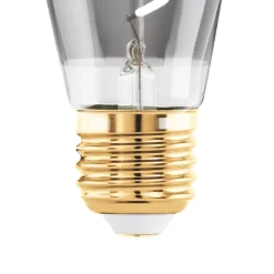 LED-pære E27 4W ST48 2.000K Filament røgfarvet dæmpbar