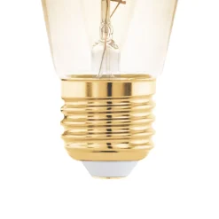 LED-pære E27 4W ST48 2.000K Filament ravfarvet dæmpbar