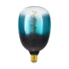LED-pære E27 4W T120 2.000K filament blå dæmpbar