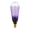 LED-pære E27 4W T100 1.800K Filament lilla dæmpbar