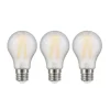 LED-pære Filament mat E27 A60 3,8W 2700K 806 lm 3er