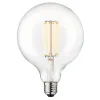 LED-pære Globe, E27, Ø 12,5 cm, 3,5 W, 2.200 K, dæmpbar