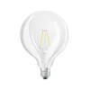 LED-pære Globe G125 E27, 2,5 W klar glødetråd 2.700 K