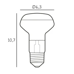 LED-pære Reflektor, E27, 5 W, 2.700 K, dæmpbar