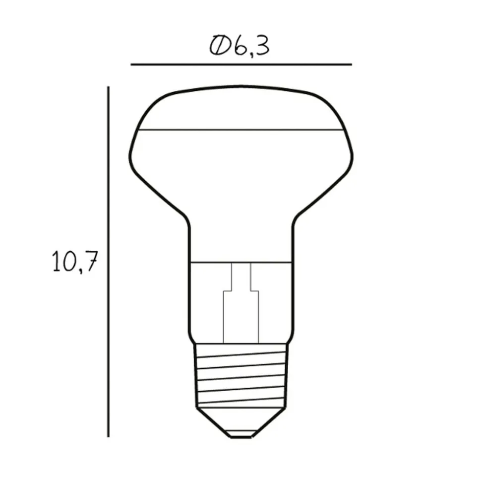 LED-pære Reflektor, E27, 5 W, 2.700 K, dæmpbar