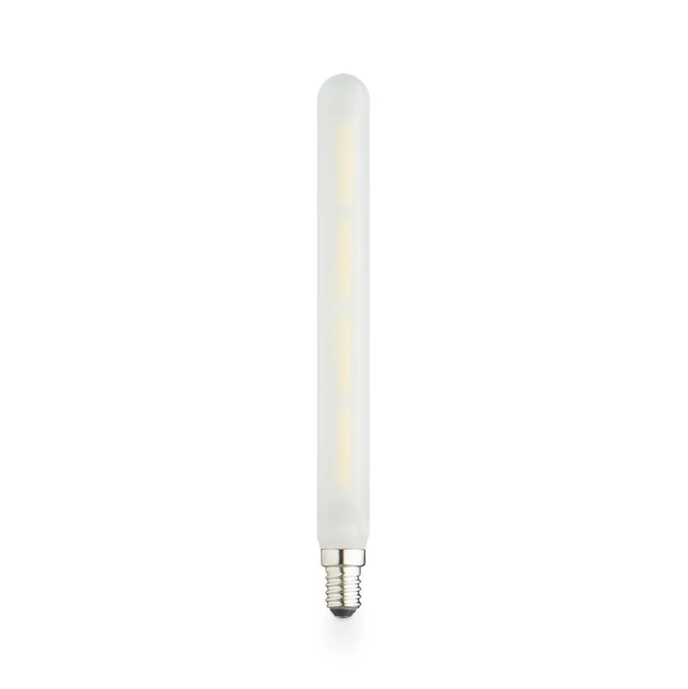 LED-pære Tube 210, mat E14 4,5 W 2.700 K dæmpbar