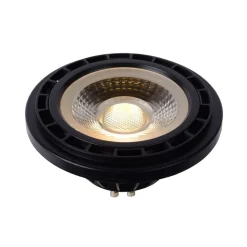 LED-reflektor GU10 12 W 3.000 K, dim to warm, sort