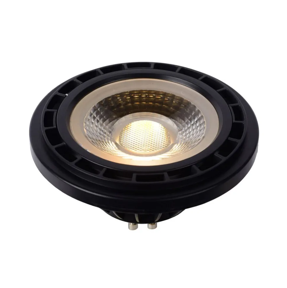LED-reflektor GU10 12 W 3.000 K, dim to warm, sort