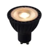LED-reflektor GU10 5W dim to warm, sort