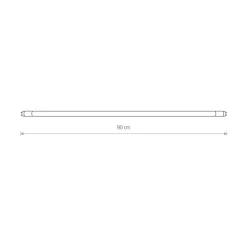 LED-rørpære Længde 90 cm Rørpære G13 T8, 16 W klar 3.000 K