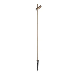 LEDS-C4 LED-spot med jordspyd Juncus 1, brun, 2.700 K