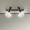 LEDS-C4 Mist væglampe badeværelse, 2 lysk., sort