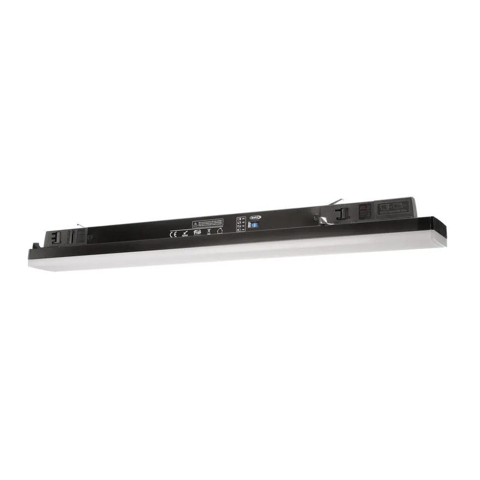 LED-skinnelampe LINEAR PRO sort 940 60 cm 3-kredsløb DALI